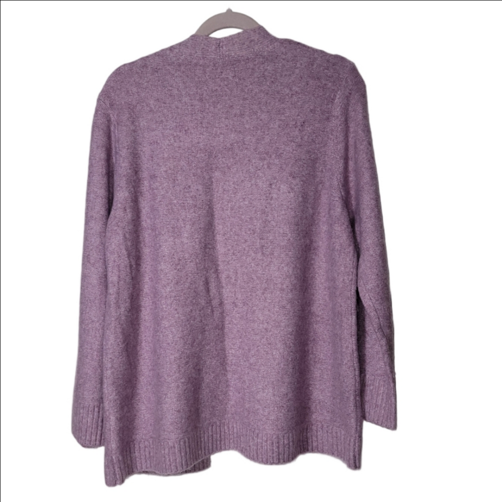 Croft & Barrow Lavendar Purple Cable Knit Open Cardigan XXL - Picture 2 of 8